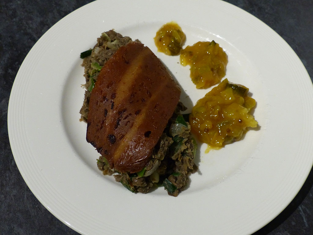 Lentils with Piccalilli