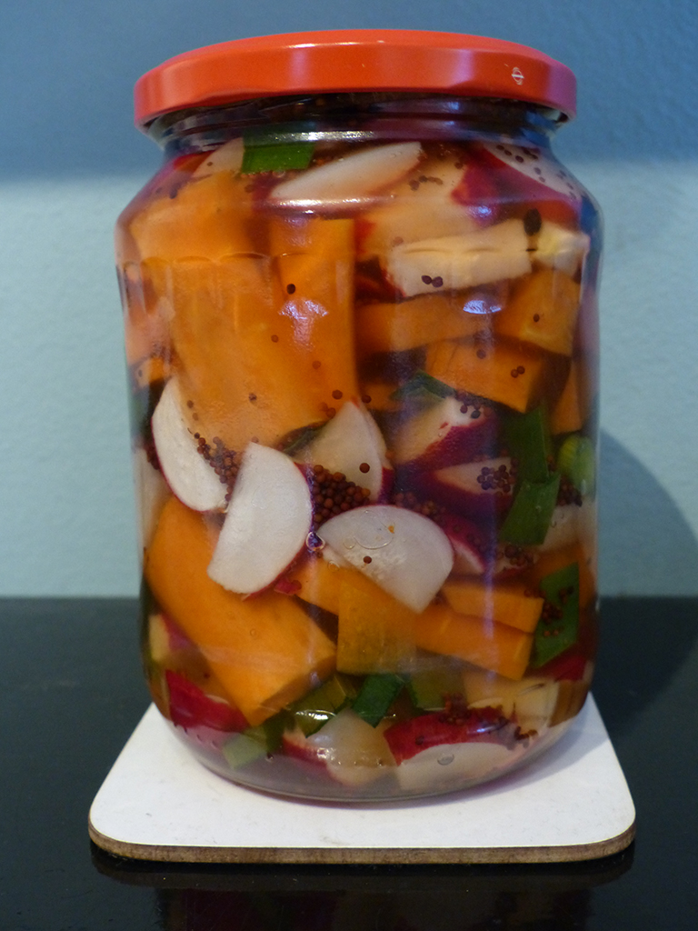 Pickled Carrots and Radishes