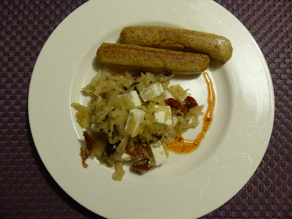Salad with sauerkraut