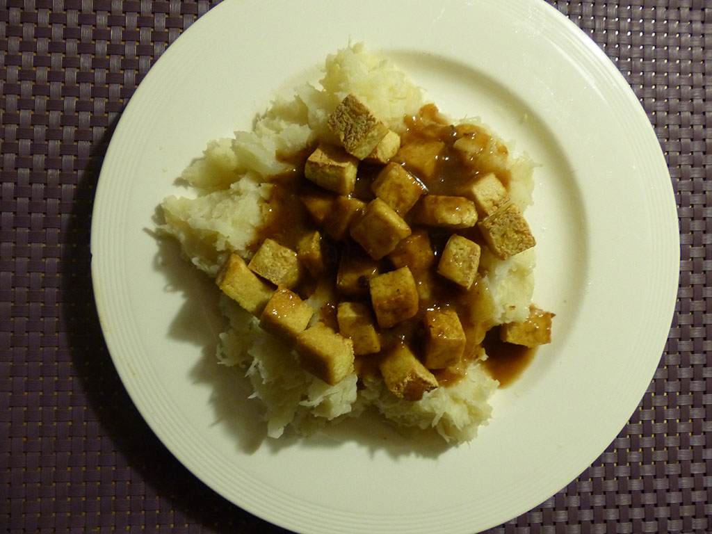 Sauerkraut with tofu